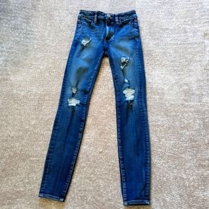 American Eagle women's size 00 jeans.